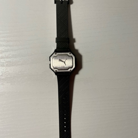 PUMA Black-on-Black Leopard / Casio-Inspired Digital P1058 - Picture 3 of 4